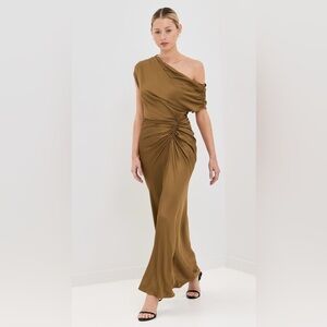 A.L.C. Penny maxi dress in mocha size 6